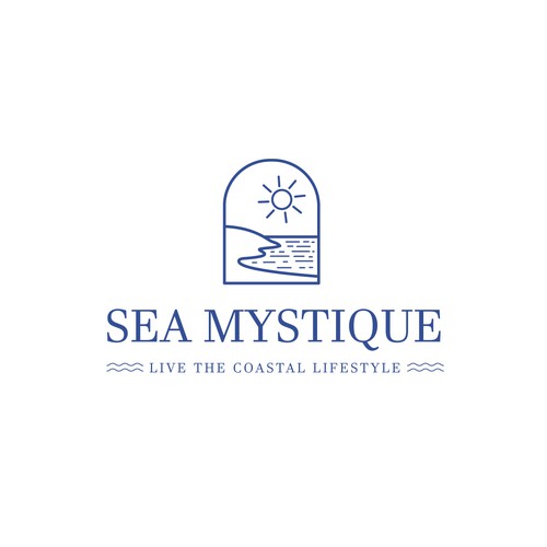 "Luxury beachfront apartment logo for Sea Mystique in Murrells Inlet—include a window framing the oce" winning Other business or advertising