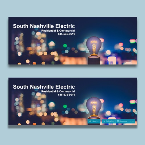 Create Facebook Cover for Electrical Contractor Design by Infinity Design
