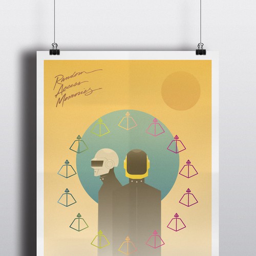 99designs community contest: create a Daft Punk concert poster Design by Tiberiu22