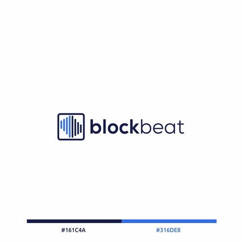 BlockBeat Crypto News Platform Logo Design Design by BuanaDesign