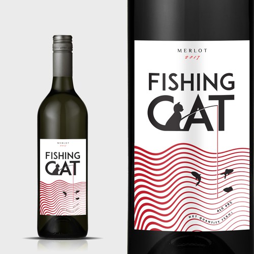 Design a modern wine label for a small new independent brand in India's emerging market (our wine bottled in Italy) Design von mata_hati