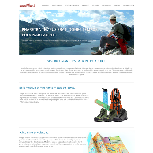 Web page design contest entry by designrocks