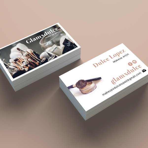 Business Card for makeup artist