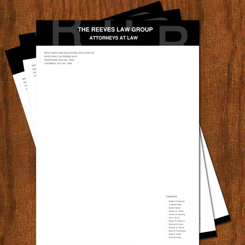 Law Firm Letterhead Design デザイン by Samer Wagdy