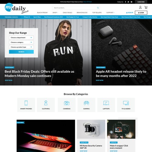 Revamp our e-com website! Design by Jasmin_A (AMPLE)