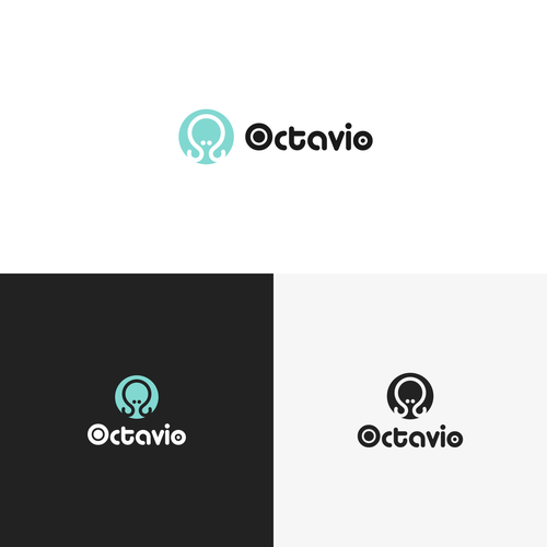 Black silhouette logo and mascot design for AI startup for trades Design by BALAKOSA