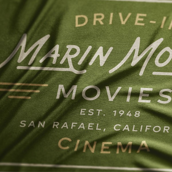 Baner Flag design for Marin Motor Movies