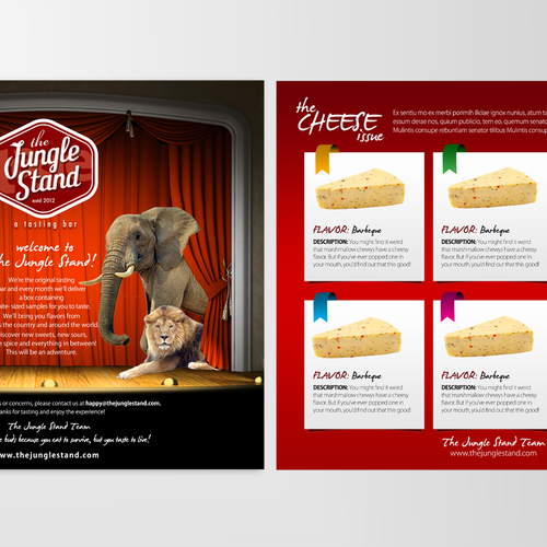 Flyer needed for delicious Tasting Box!!!! Design by Inasor