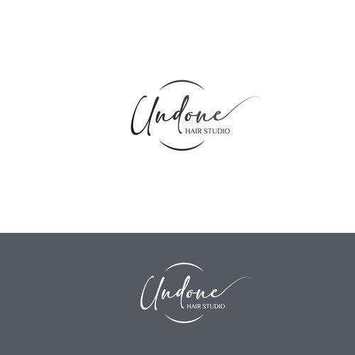 Luxury Hair Salon Logo and business card design Diseño de ekhodgm