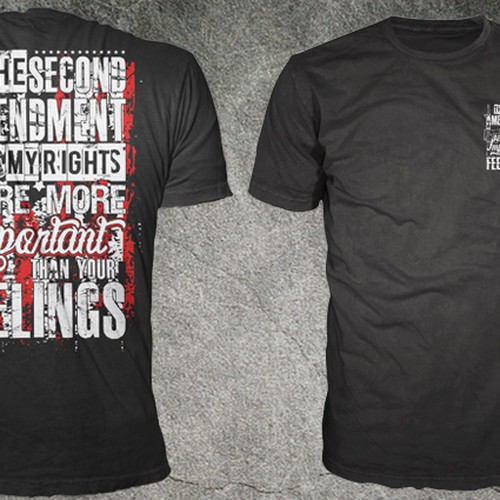 American flag gun themed tshirt Tshirt contest