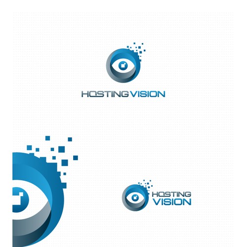 Create the next logo for Hosting Vision Design por creatim