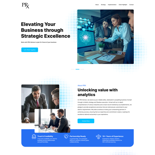 High-End Consulting Website Design Design by Gaurav241177