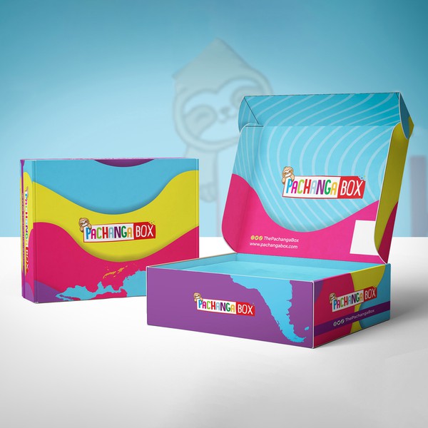 Design by usama.gfx titled "Playful Sweets Box packaging design"