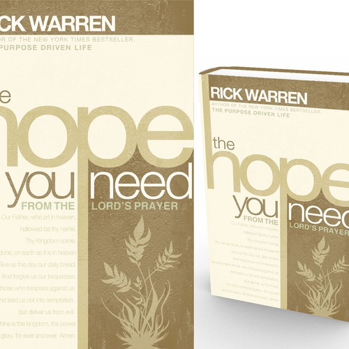 Design Rick Warren's New Book Cover Design por Lopez4