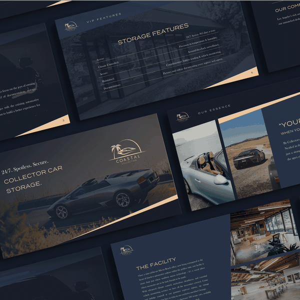 Design by H.D. titled "PowerPoint Template Design for Coastal Collection Storage"