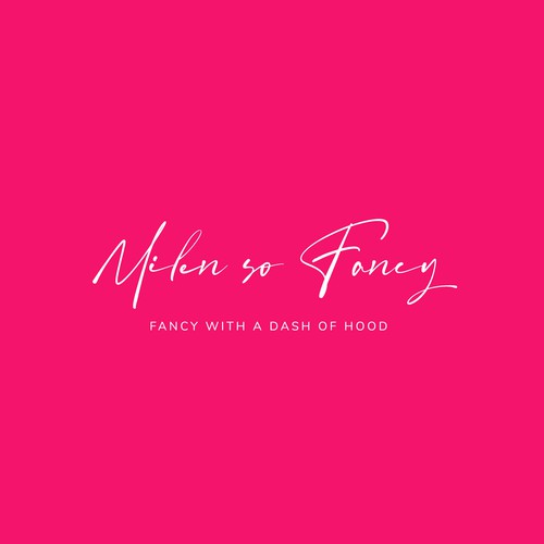 Milen So Fancy Logo Design Ontwerp door Karma Design Studios