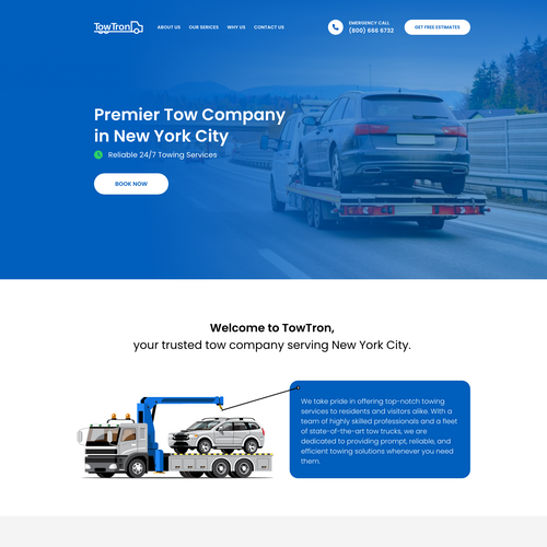 Tow Truck Company NYC Design by Bayudaswara
