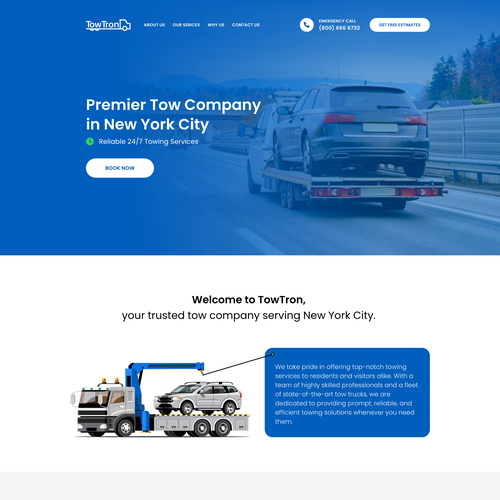 Tow Truck Company NYC Design by bayudaswara