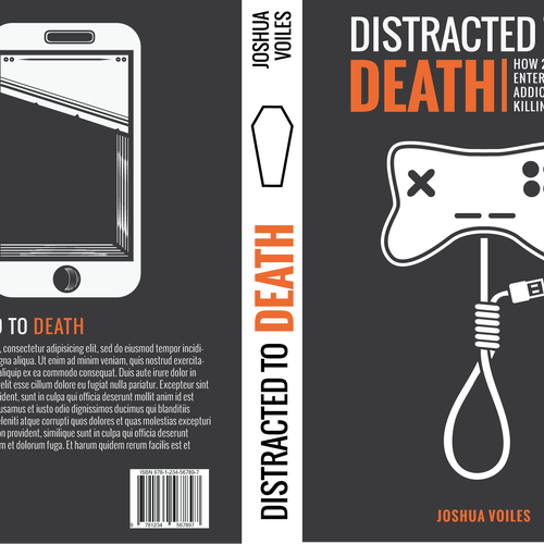 Design a Eye-Catching Book Cover for "Distracted to Death" Design réalisé par Mr.Putra