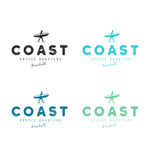 design logo for Coast Coffee Roaster, that will give an ordinary word a cool vibe Réalisé par Helma