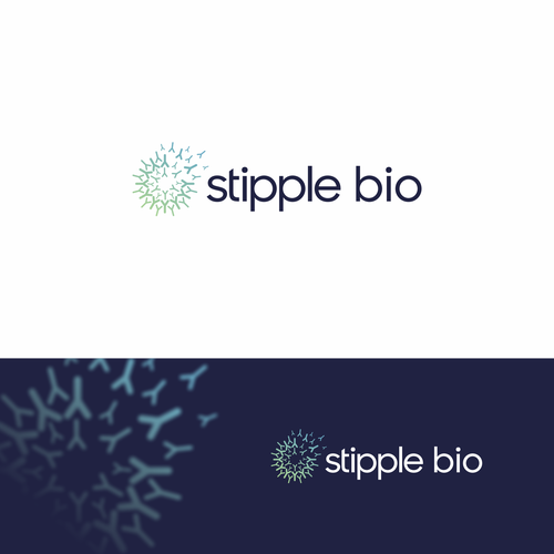 Design a logo for a biotech that uses "molecular stippling" to map out cancer's vulnerabilities Design by immortal™