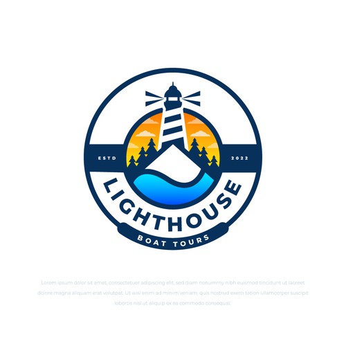 Lighthouse Boat Tours-ontwerp door harrysvellas