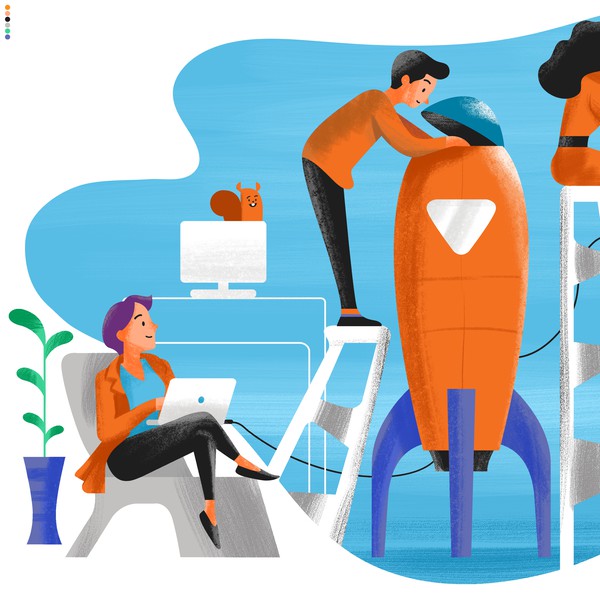 Webpage Illustration for ROI Online