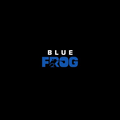 Marcos!さんのBlue Frog Logoデザイン