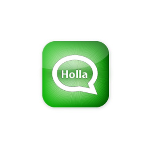 Create the next icon or button design for Holla Diseño de freelancerdia