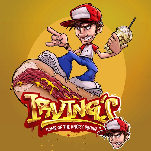 Angry Irving character Ontwerp door Aladecuervo