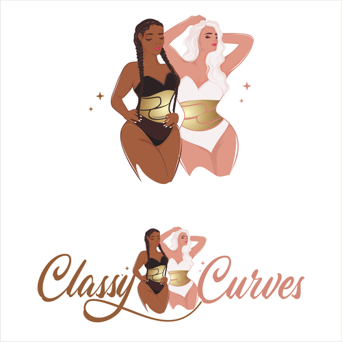 Design a classy gym wear logo for all women, with the expectation of appealing to curvy women mainly Design réalisé par JDL's