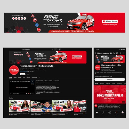 Proposta di design per un contest della categoria Pagina di social media realizzata da arc44