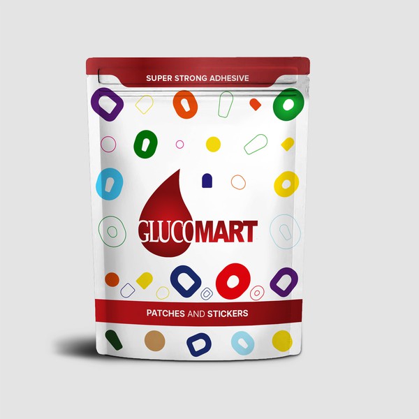 packaging for adhesive patches and stickers for medical devices