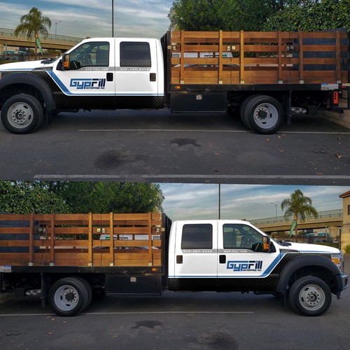 trucks wrap design Design by DuhaCreative