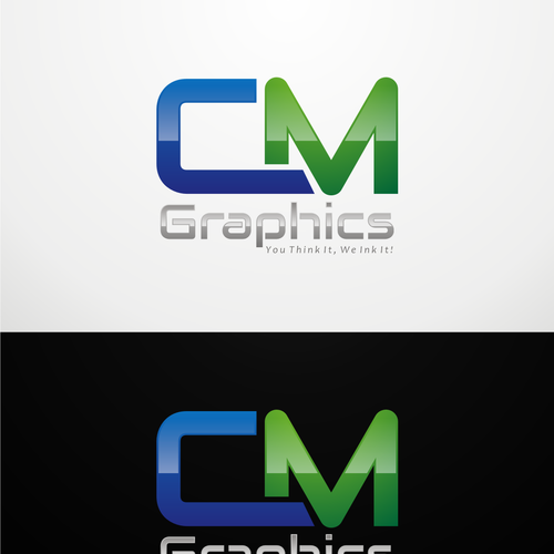 logo for CM Graphics Design by Ade martha