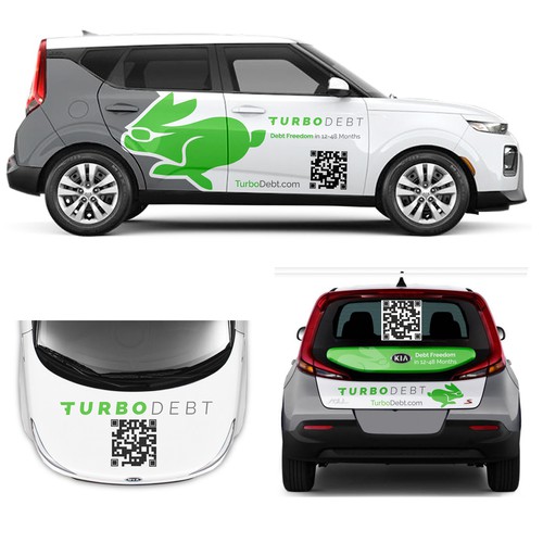 Kia Soul Car Wrap Design for Hot Fintech Startup Design por Anugerah ilahi