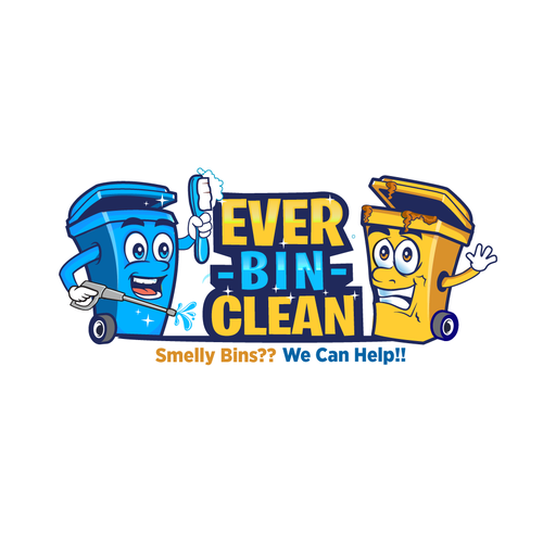 Trash bin cleaning business logo Diseño de YZ24