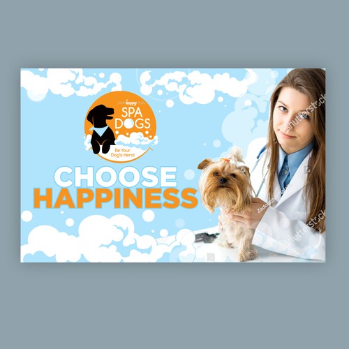 Choose Happiness Banner Design Design by GrApHiC cReAtIoN™