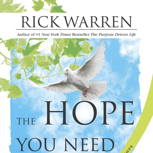 Design Rick Warren's New Book Cover Design por PrincessT