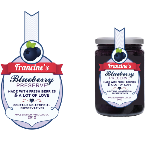 Love Jam? Live for fruity preserves? Design a Jam Label. デザイン by striped-coco