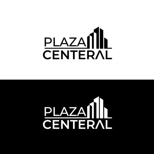 Logotipo Plaza Central Design by F & S design.