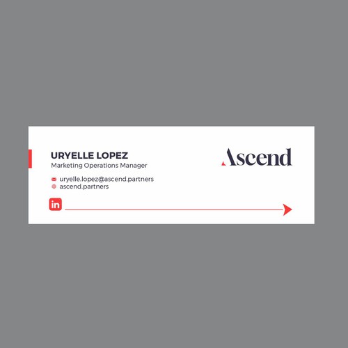 Design di Ascend Partners New Branded Email Signature di Xclusive16