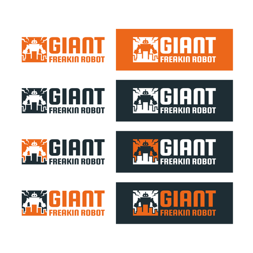 Minimalist, Classy Giant Robot Logo Wanted Design by BrandingDesigner