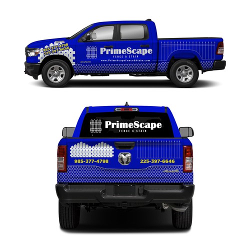 company truck wrap that looks professional and catches the eye Design by Logicainfo ♥