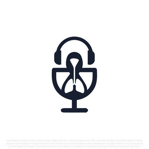 Logo Design for a Lung Cancer Podcast Focused on Real Conversations and Hope Design by designXd_pro