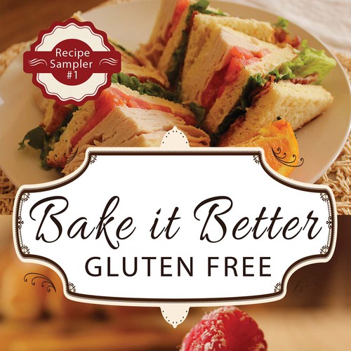 Design di Create a Cover for our Gluten-Free Comfort Food Cookbook di LilaM
