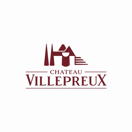 Design Modern new logo for French chateau and vineyard por desi9nart