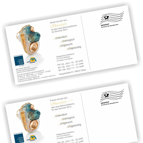 Postcard, flyer or print contest entry by Lindsay Kuk