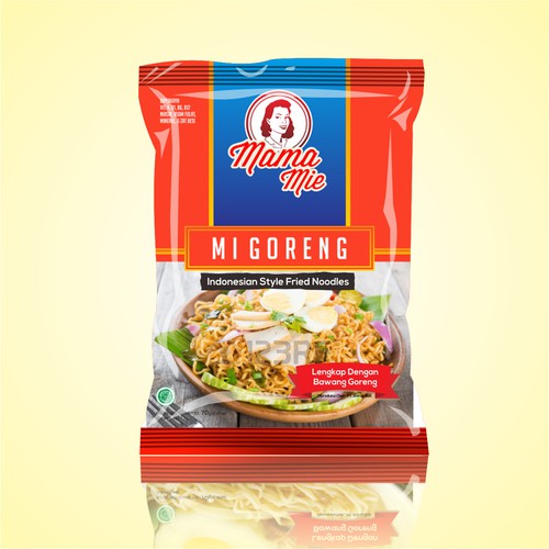 Create  an eyecatching label design for Mama Mie Instant Noodles Réalisé par nedzvolution