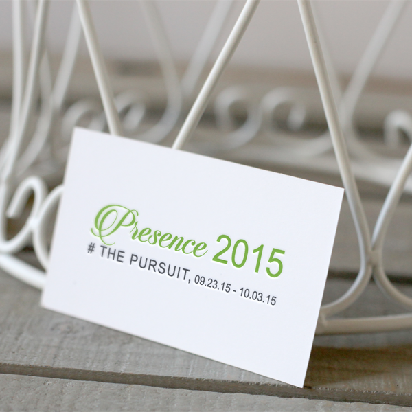 Design by Art@Studio titled "Presence 2015"